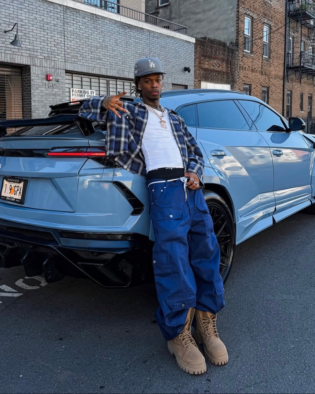 10 Pocket Baggy Cargo Pants